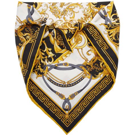 versace bandana mens|versace silk scarf women.